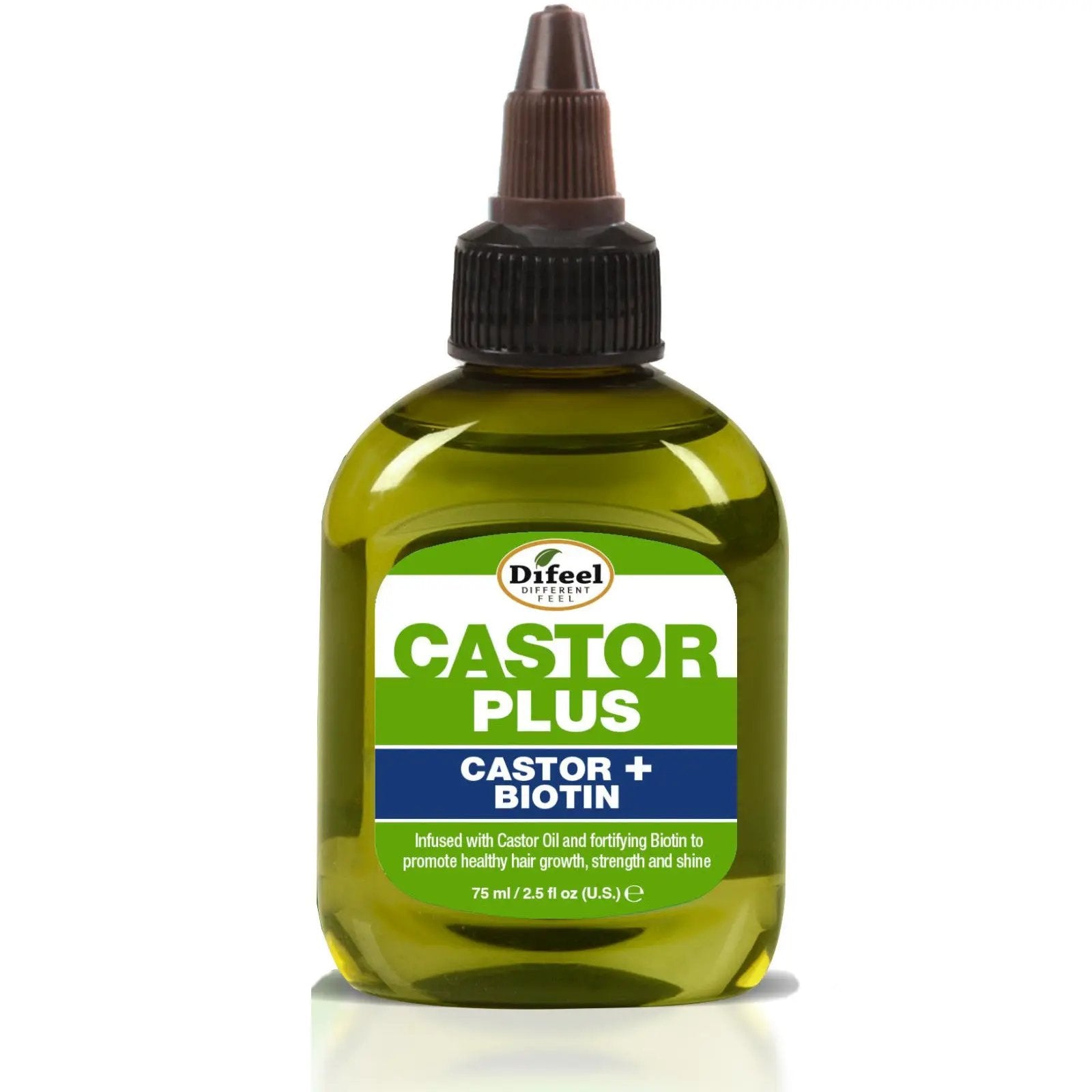 Difeel Hair Oil Castor+Biotin 2.5oz