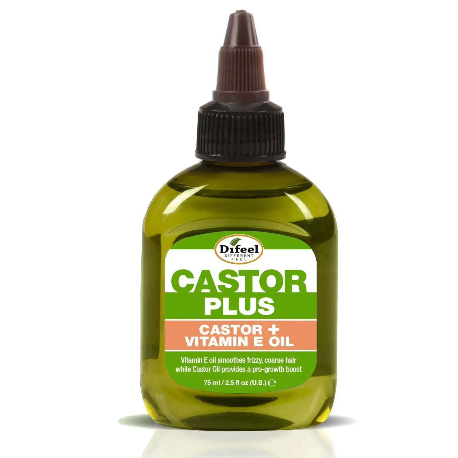 Difeel Hair Oil Castor+Vitamin E 2.5oz