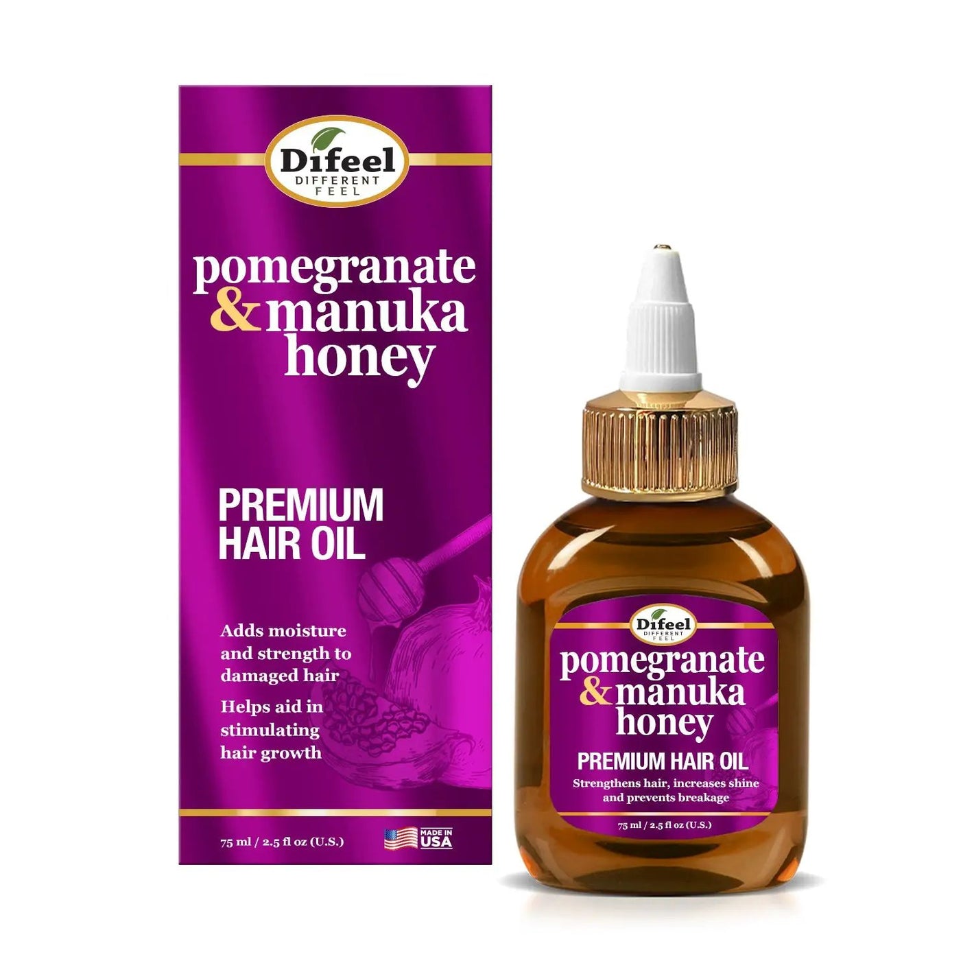 Difeel Pomegranate Hair Oil 2.5oz