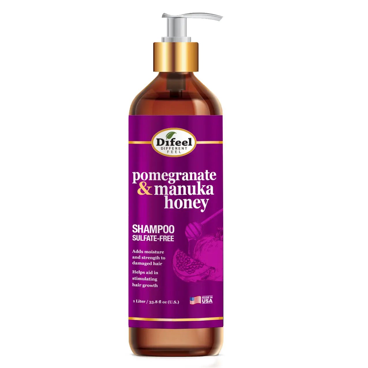 Difeel Pomegranate Shampoo 33.8oz