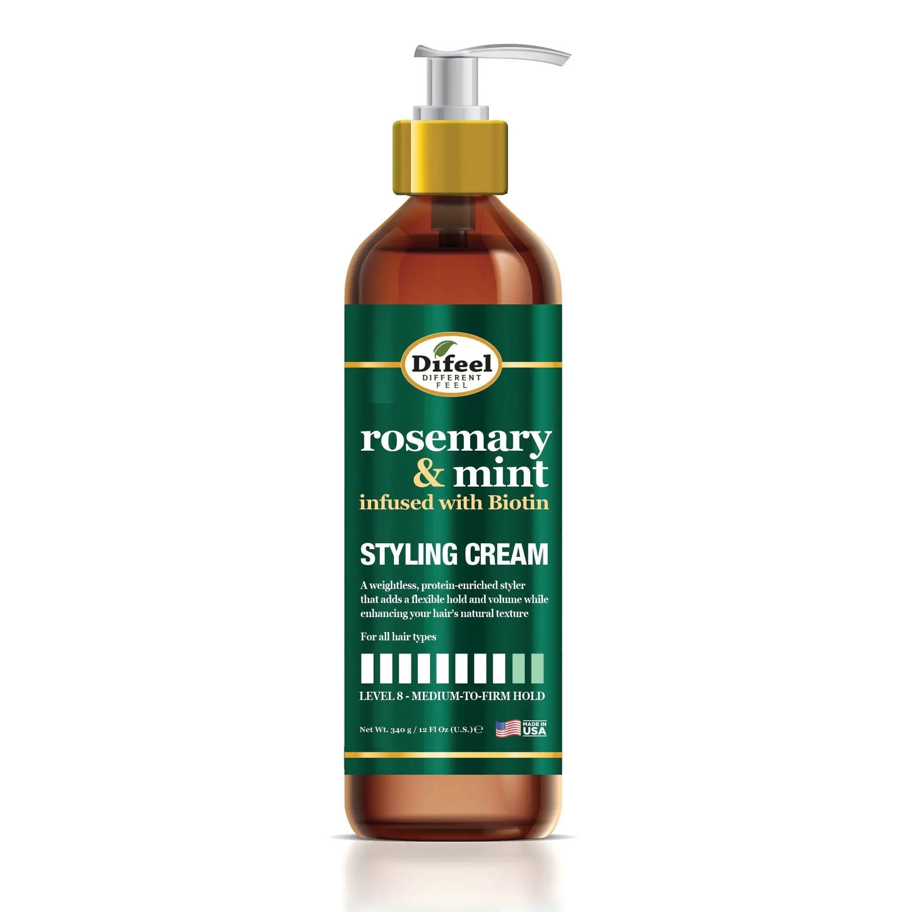 Difeel Rosemary Mint Styling Cream 12oz