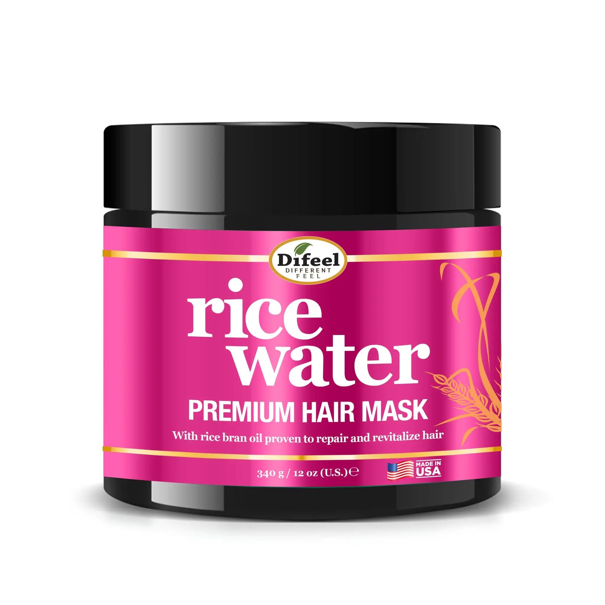 Difeel Rice Water Hair Mask 12oz