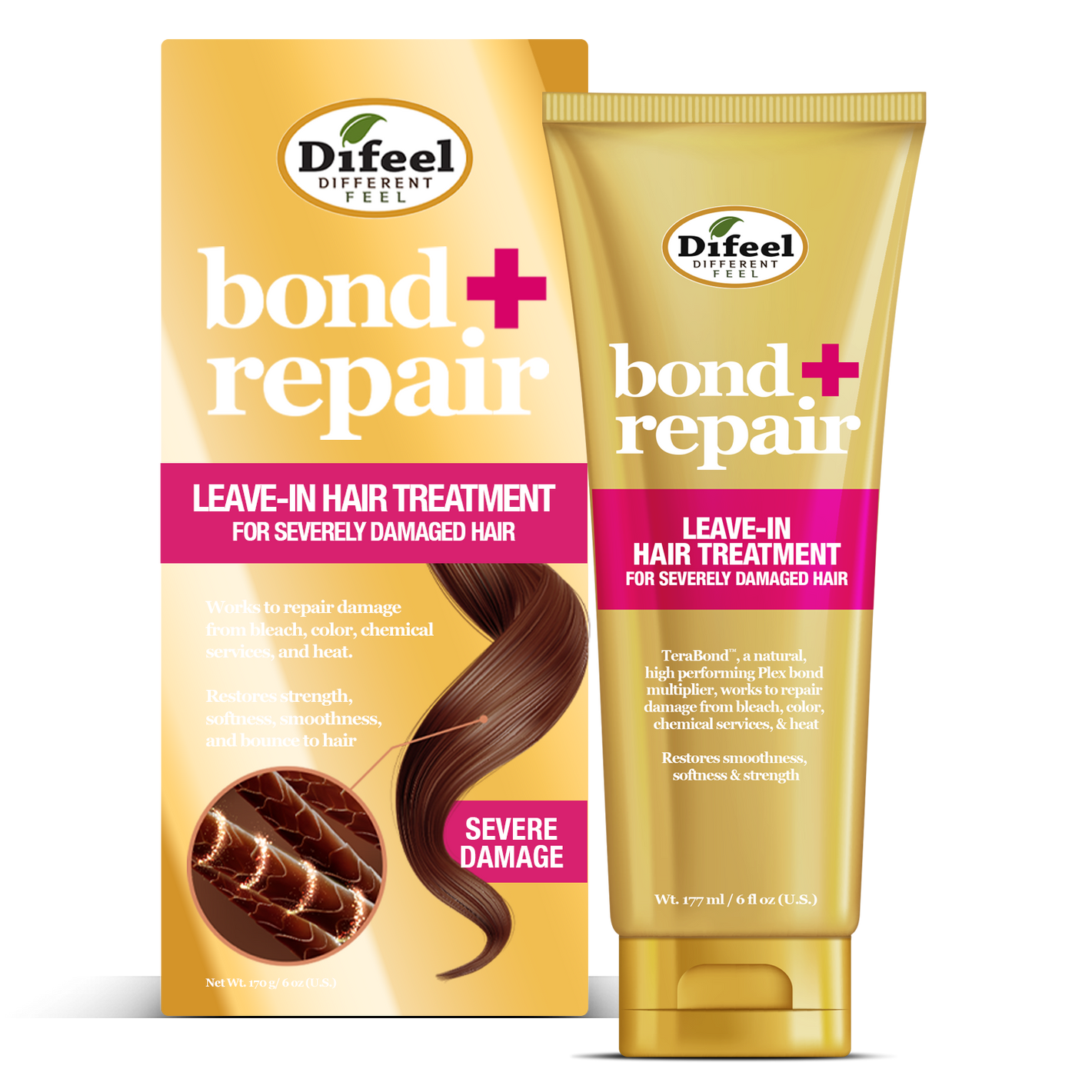 Difeel Bond+Repair Leave-In Treatment 6oz
