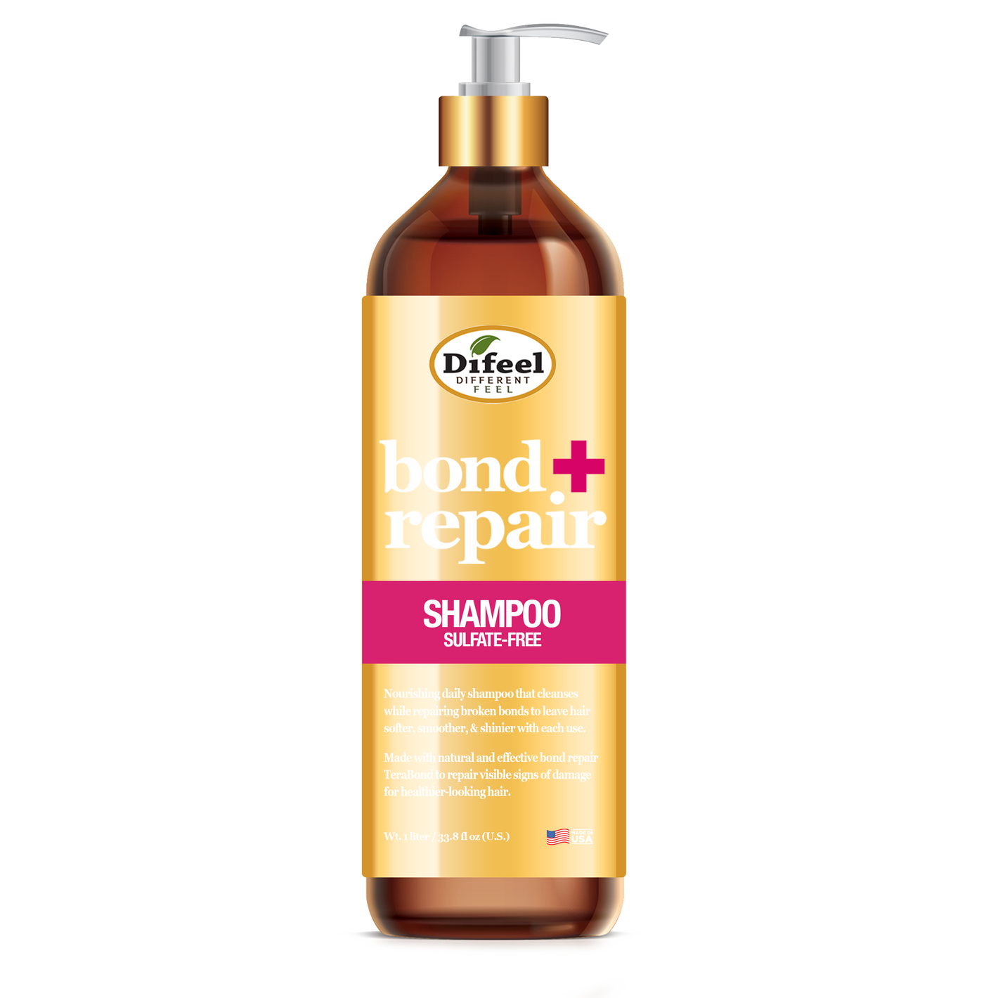 Difeel Bond+Repair Shampoo 33.8oz