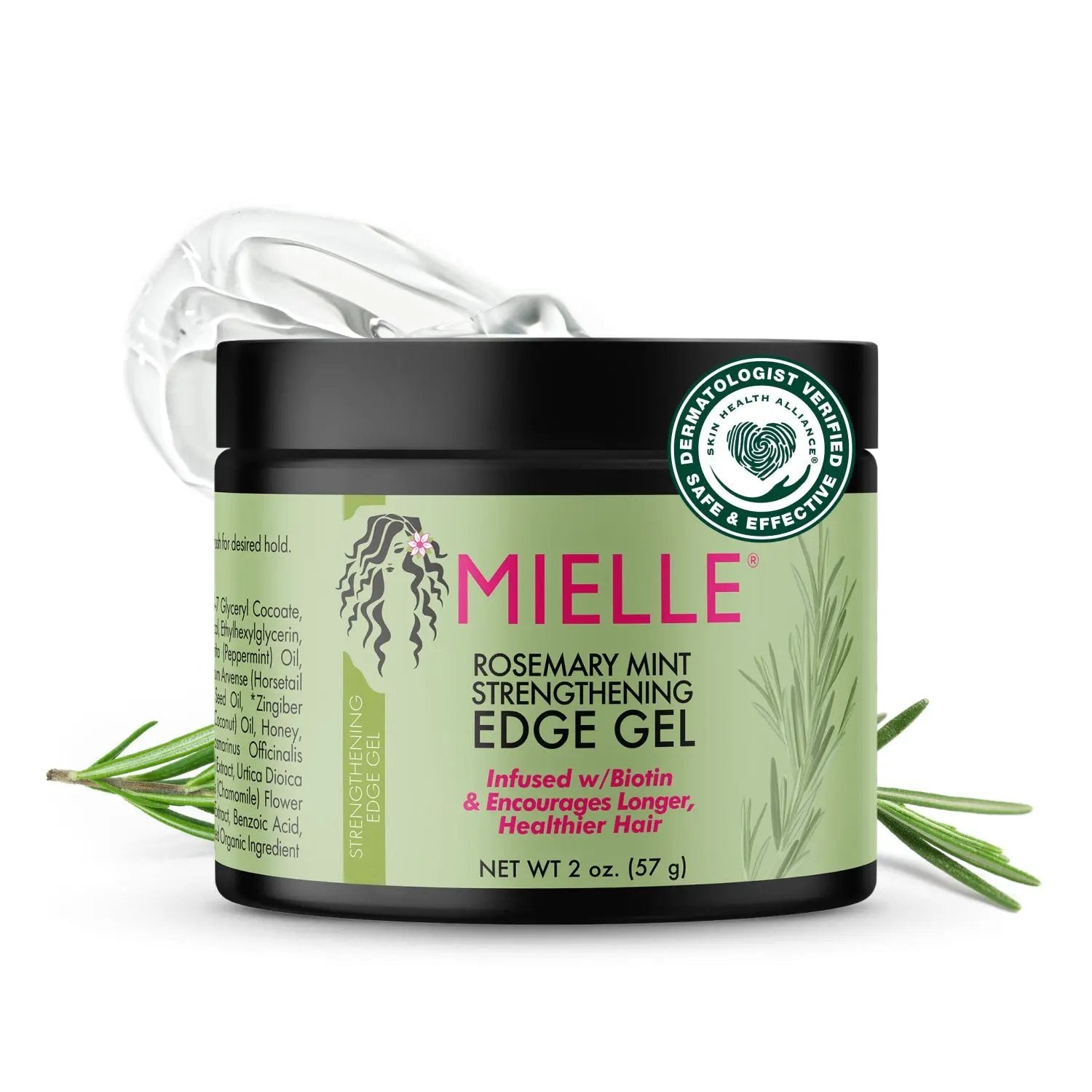 MIELLE ROSE MINT EDGE GEL 2 OZ by Mielle