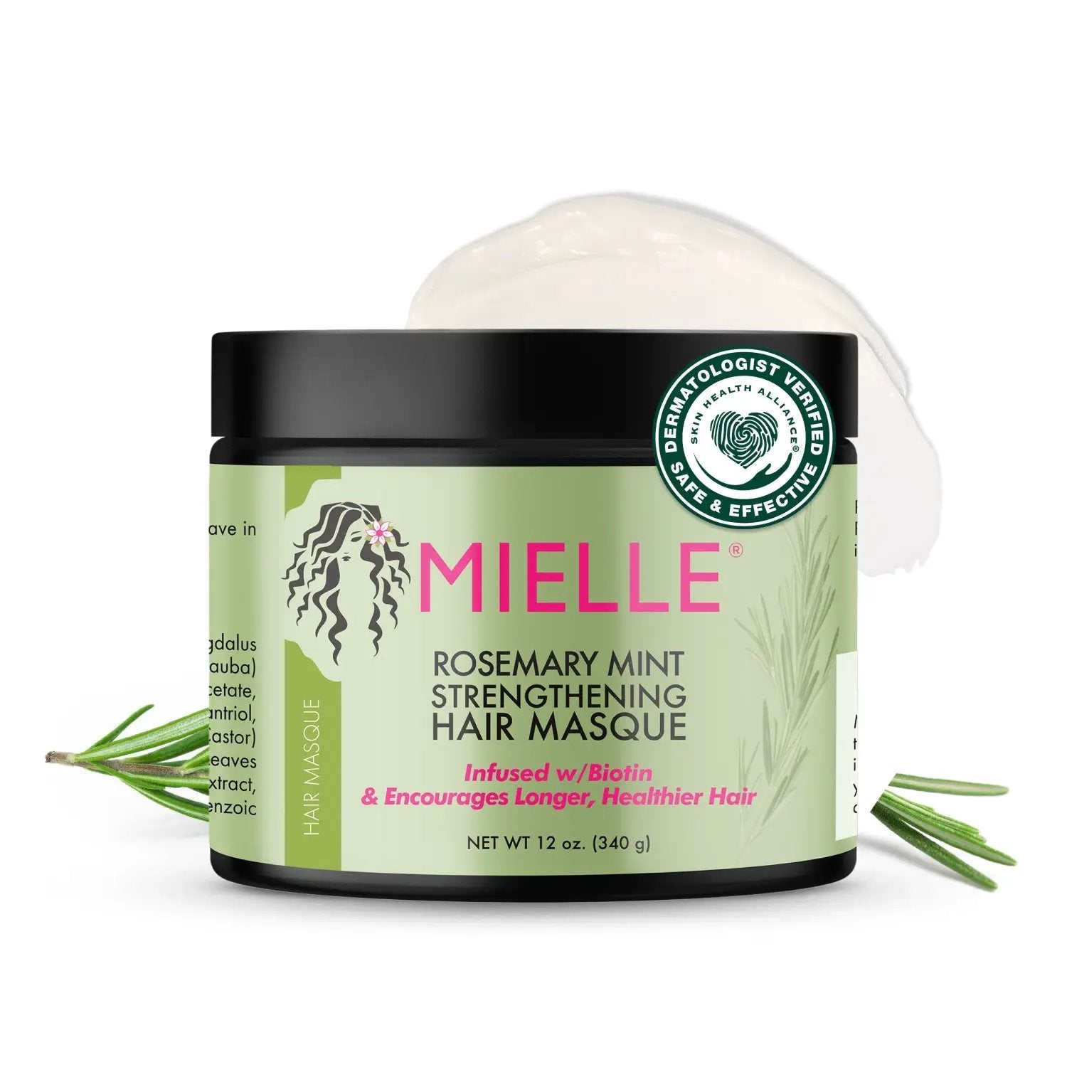 MIELLE ROSE MINT HAIR MASQ 12Z by Mielle