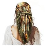 TRIPLE GRO SATIN LARGE SCARF by Triple Gro