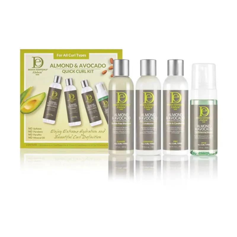 D/E NAT ALMD/AVOC KIT (4PCS) by Design Essentials