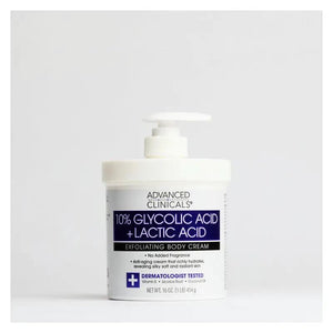 AC 10% GLYCOLIC ACID BODY CREAM 16OZ by Advanced Clinicals