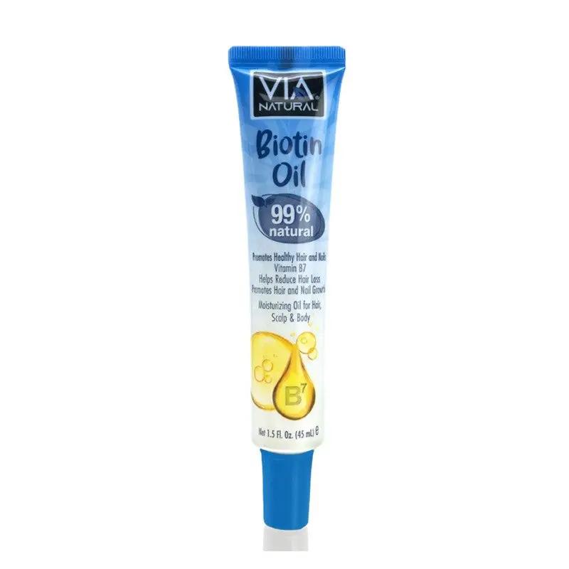 VIA NAT OIL BIOTIN 1.5 OZ DL24 by Via Natural