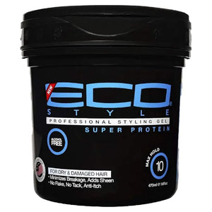 Eco Style Black Super Protein Styling Gel 16 oz