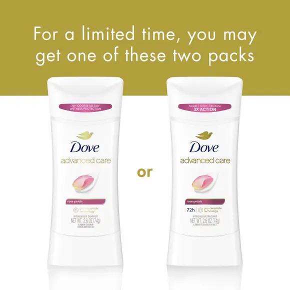 DOVE ADV PINK ROSA 2.6 OZ by Dove