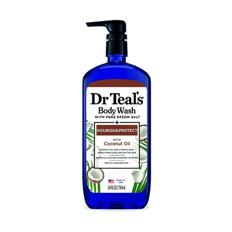 DR TEALS COCONUT OIL BOD WASH24 by Dr. Teal's