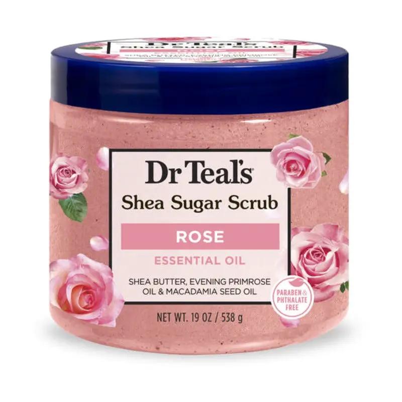 DR TEALS SUGAR SCRUB ROSE OIL19 by Dr. Teal's