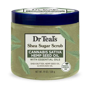 DR TEALS SUGAR SCRUB SATIVA 19 OZ by Dr. Teal's