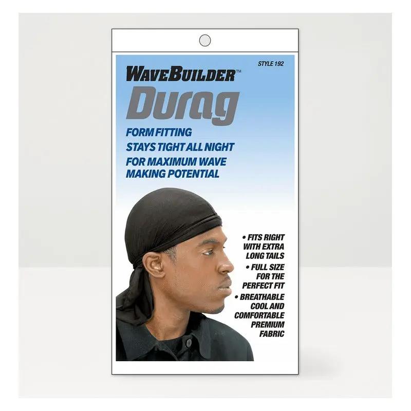WAVEBUILDER DURAG BLACK #192 by WaveBuilder