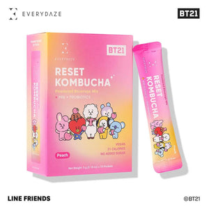 EVERYDAZE BT21 RESET KOMBUCHA - Peach - SINGLE by EVERYDAZE