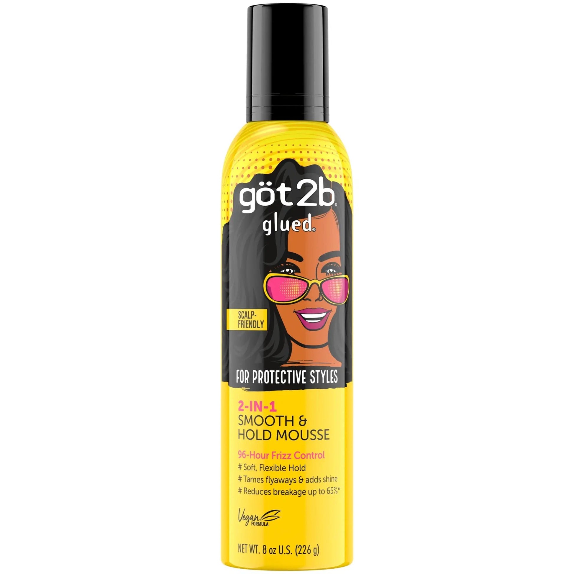 GOT2B GLUED SMTH&HLD MOUSSE 8 OZ by Got2b