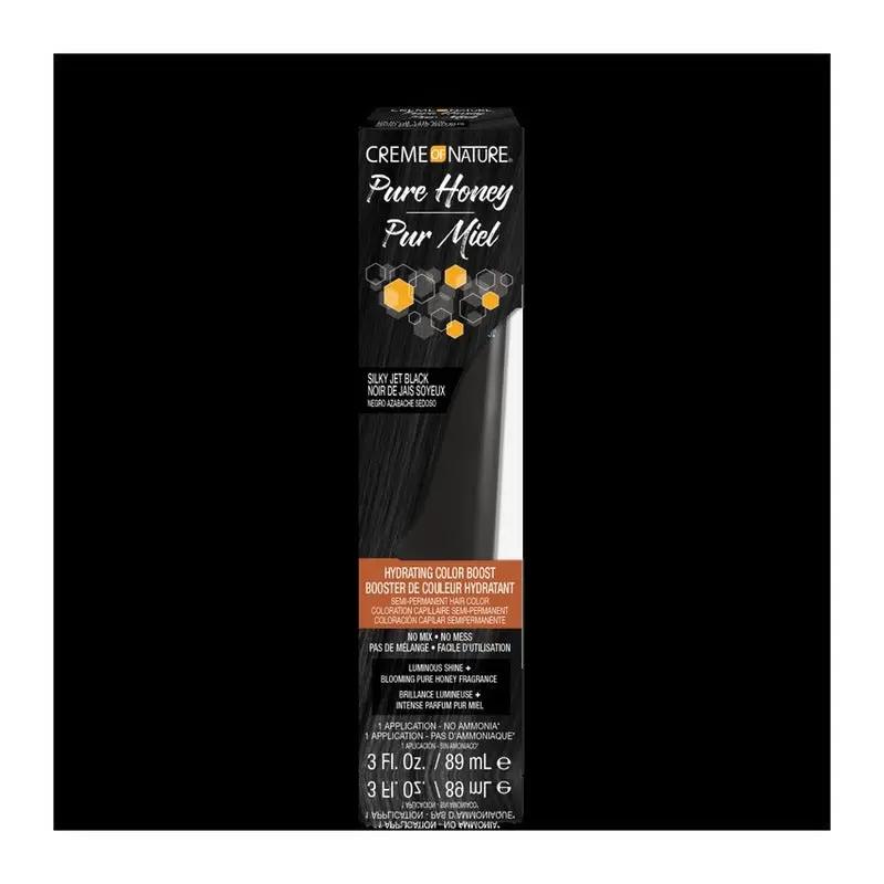 CRM/NAT PURE HONEY JET BLACK 3 OZ by Creme of Nature