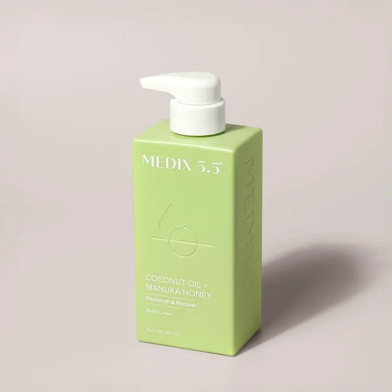 MDX COCONUT OIL + MANUKA HONEY BODY CREAM 15OZ by Medix 5.5