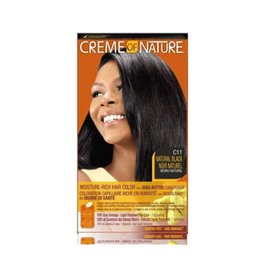 CRM/NAT M/RICH H/C #11 NAT BLK by Creme of Nature