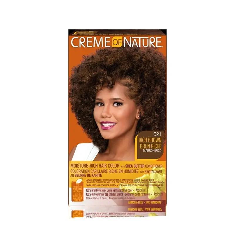 CRM/NAT M/RICH H/C #21 RICH BRW by Creme of Nature