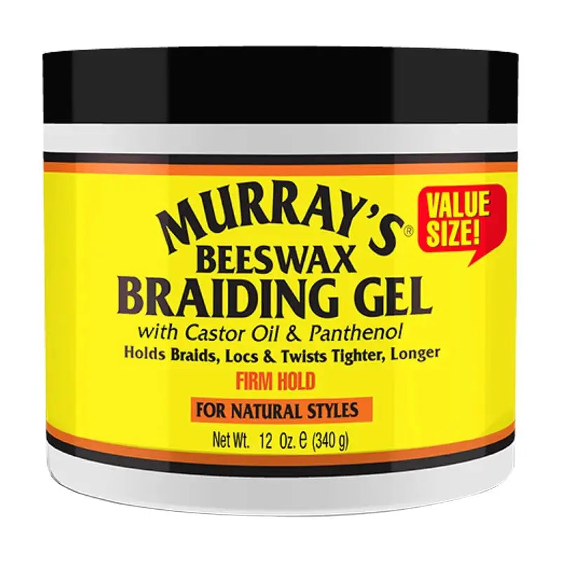MURRAYS BEESWAX BRAIDING GEL12 OZ by Murray's