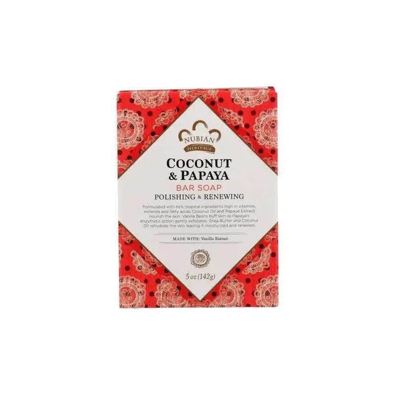 NUBIAN SOAP COCO/PAPAYA BAR 5 OZ by Nubian Heritage