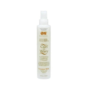 ON NATURAL Curl & Wavy Avocado Cond. & Detangler ( 8oz ) by On Natural