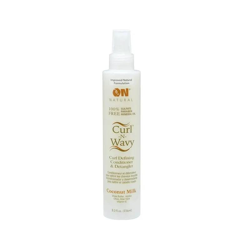 ON NATURAL Curl & Wavy Avocado Cond. & Detangler ( 8oz ) by On Natural