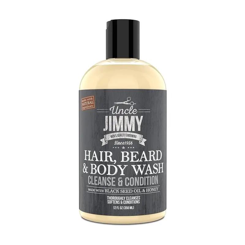 UNCLE JIMMY HR&BRD BDY WSH 12 OZ by Uncle Jimmy