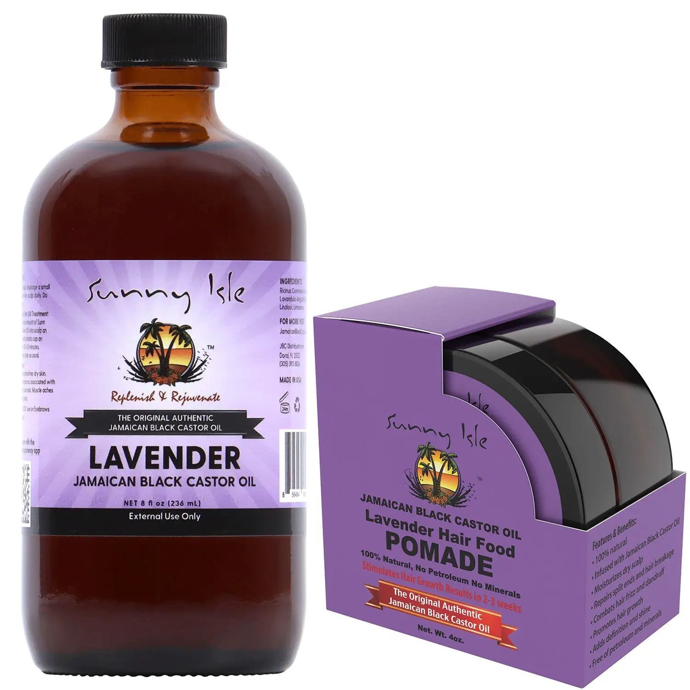 Sunny Isle JBCO Lavender Shampoo 8oz