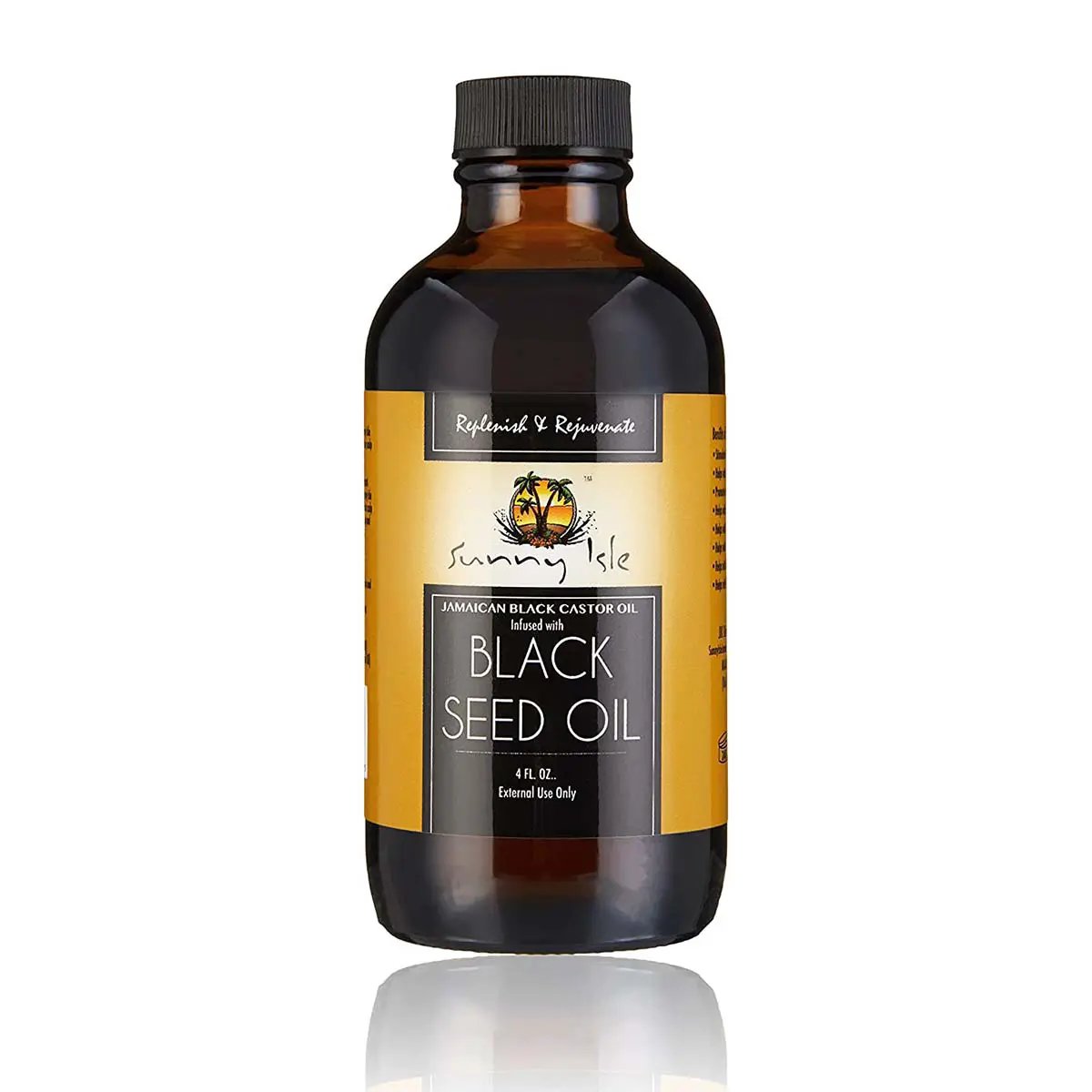 Sunny Isle JBCO Infused with Black Seed Oil 4oz
